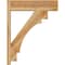 Ekena Millwork Merced Block Rough Sawn Outlooker, Western Red Cedar, 8"W x 30"D x 38"H OUT08X30X38MRC05RWR - alternate 4